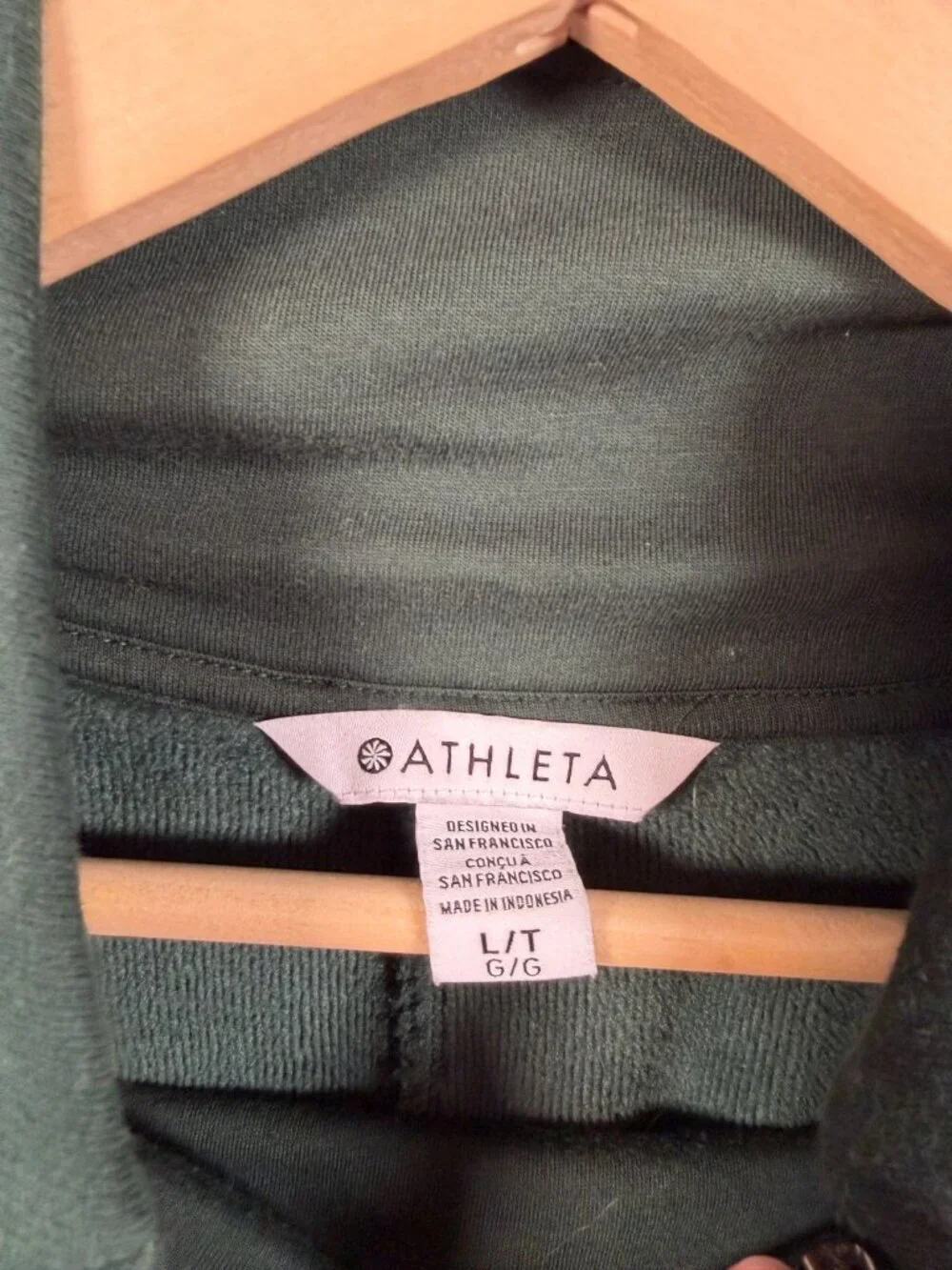 Athleta fleece lining
